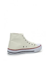 Женские бежевые кожаные кеды от Zona3