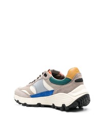 Мужские бежевые кожаные кроссовки от Woolrich