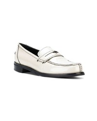 Женские бежевые кожаные лоферы от Tomas Maier