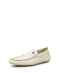 Мужские бежевые кожаные мокасины от Matt Nawill