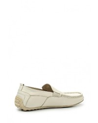 Мужские бежевые кожаные мокасины от Matt Nawill