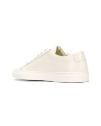 Мужские бежевые кожаные низкие кеды от Common Projects