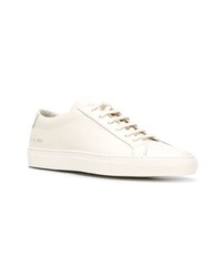 Мужские бежевые кожаные низкие кеды от Common Projects