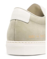 Мужские бежевые кожаные низкие кеды от Common Projects