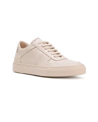 Женские бежевые кожаные низкие кеды от Common Projects