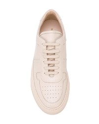 Женские бежевые кожаные низкие кеды от Common Projects