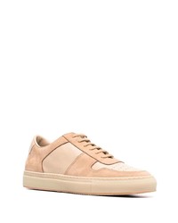 Мужские бежевые кожаные низкие кеды от Common Projects