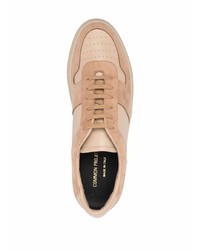 Мужские бежевые кожаные низкие кеды от Common Projects