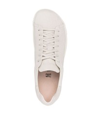 Мужские бежевые кожаные низкие кеды от Birkenstock