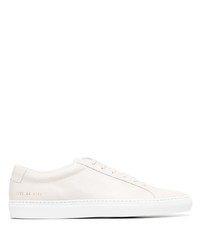 Мужские бежевые кожаные низкие кеды от Common Projects