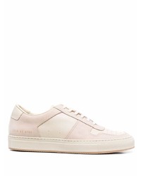 Мужские бежевые кожаные низкие кеды от Common Projects