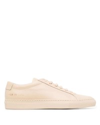 Мужские бежевые кожаные низкие кеды от Common Projects