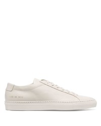 Мужские бежевые кожаные низкие кеды от Common Projects