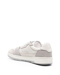 Мужские бежевые кожаные низкие кеды от Axel Arigato