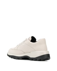 Мужские бежевые кожаные низкие кеды от Camper