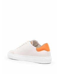 Мужские бежевые кожаные низкие кеды от Axel Arigato