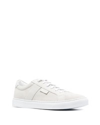 Мужские бежевые кожаные низкие кеды от Billionaire