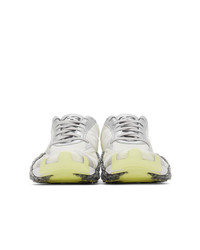 Мужские бежевые кожаные низкие кеды от Y-3