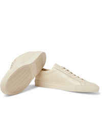 Мужские бежевые кожаные низкие кеды от Common Projects