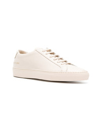 Мужские бежевые кожаные низкие кеды от Common Projects