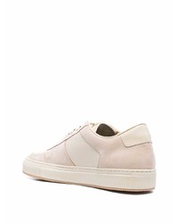 Мужские бежевые кожаные низкие кеды от Common Projects