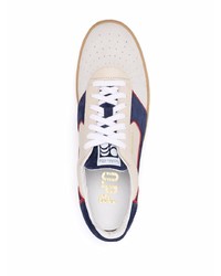 Мужские бежевые кожаные низкие кеды от Pantofola D'oro