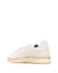 Мужские бежевые кожаные низкие кеды от adidas