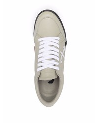 Мужские бежевые кожаные низкие кеды от Off-White