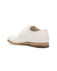 Женские бежевые кожаные оксфорды от Measponte