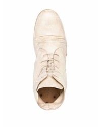 Мужские бежевые кожаные повседневные ботинки от Poème Bohémien