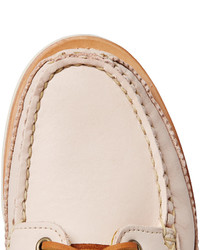 Мужские бежевые кожаные повседневные ботинки от Yuketen