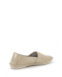 Женские бежевые кожаные слипоны от Zenden Comfort