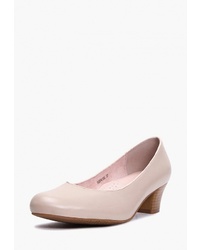 Бежевые кожаные туфли от Alessio Nesca