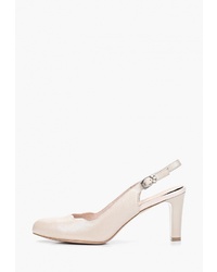 Бежевые кожаные туфли от Berkonty