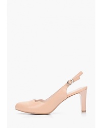 Бежевые кожаные туфли от Berkonty