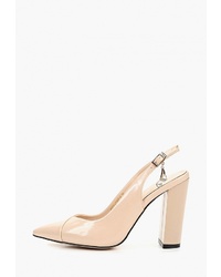 Бежевые кожаные туфли от Diora.rim