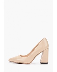 Бежевые кожаные туфли от Diora.rim