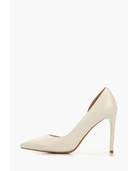 Бежевые кожаные туфли от La Grandezza