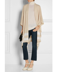 Бежевые кожаные туфли от Marni