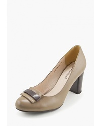 Бежевые кожаные туфли от Libellen