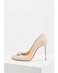 Бежевые кожаные туфли от Nando Muzi