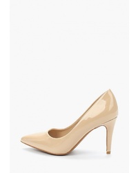 Бежевые кожаные туфли от Super Mode