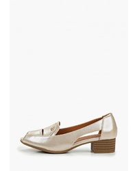 Бежевые кожаные туфли от T.Taccardi