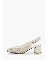 Бежевые кожаные туфли от T.Taccardi