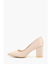 Бежевые кожаные туфли от Vera Blum