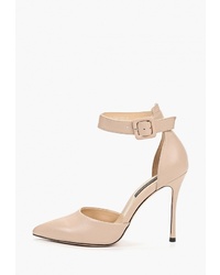 Бежевые кожаные туфли от Winzor