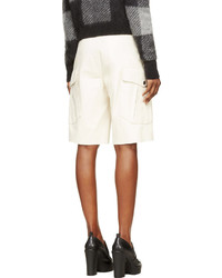 Женские бежевые кожаные шорты от Rag & Bone