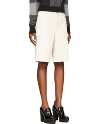 Женские бежевые кожаные шорты от Rag & Bone