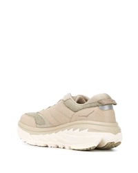 Мужские бежевые кроссовки от Hoka One One