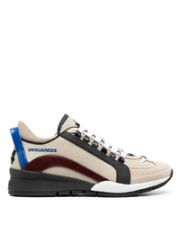 Мужские бежевые кроссовки от DSQUARED2